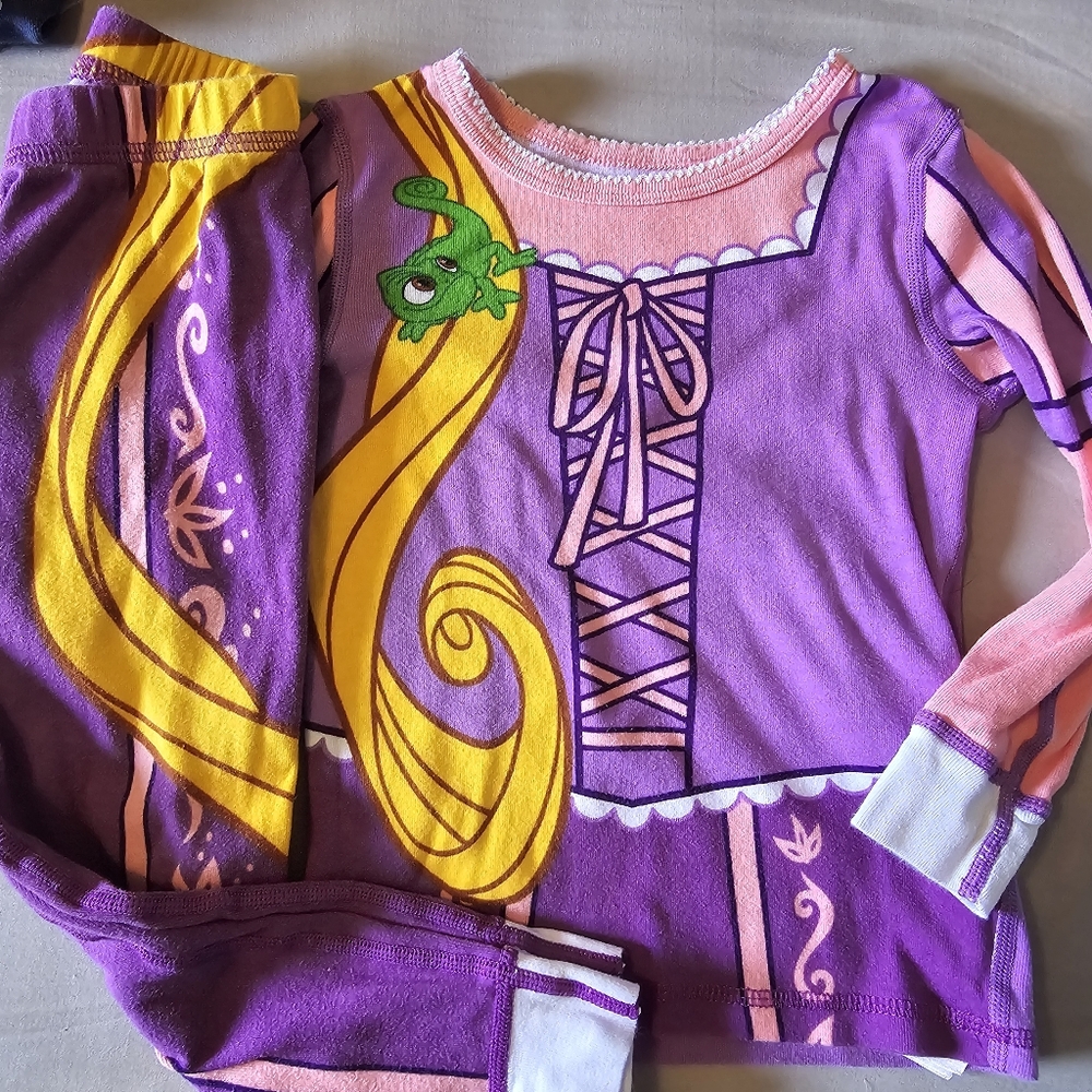 Disney Store Rapunzel Costume PJ PALS for Kids size 3 โ Tangle - Picture 3 of 4